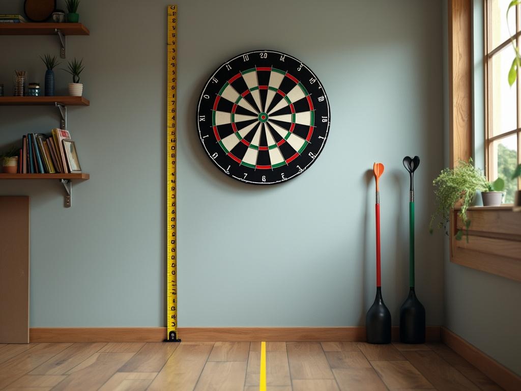 hauteur cible flechette