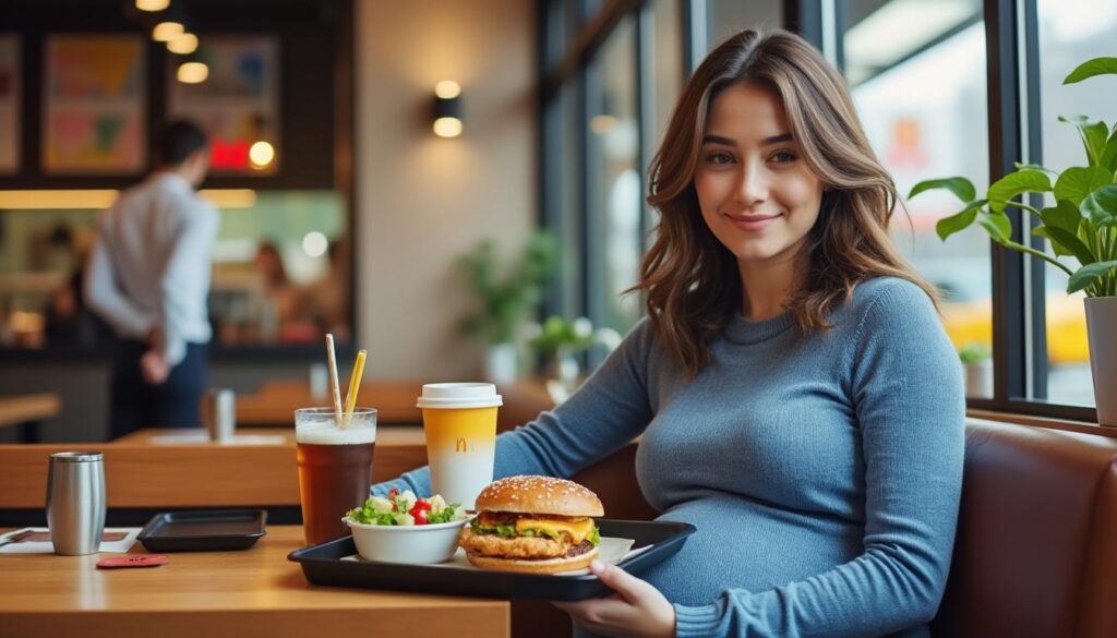 Discover safe foods to eat in mcdonald's during pregnancy to safely eat and preserve your baby's health.