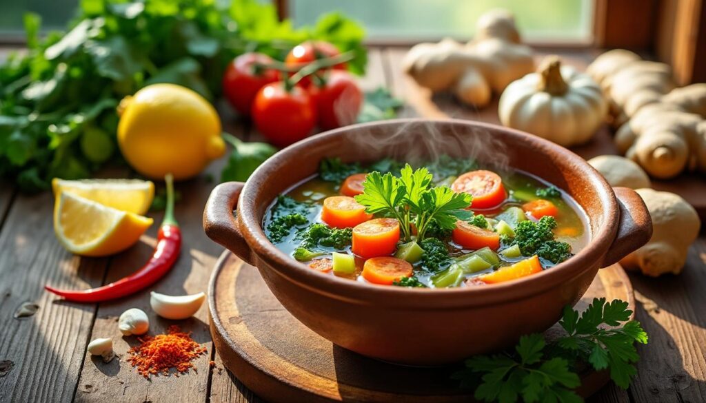 Discover our recipe for fat-burn soup to lose 7 kg in 10 days naturally thanks to healthy and effective ingredients.